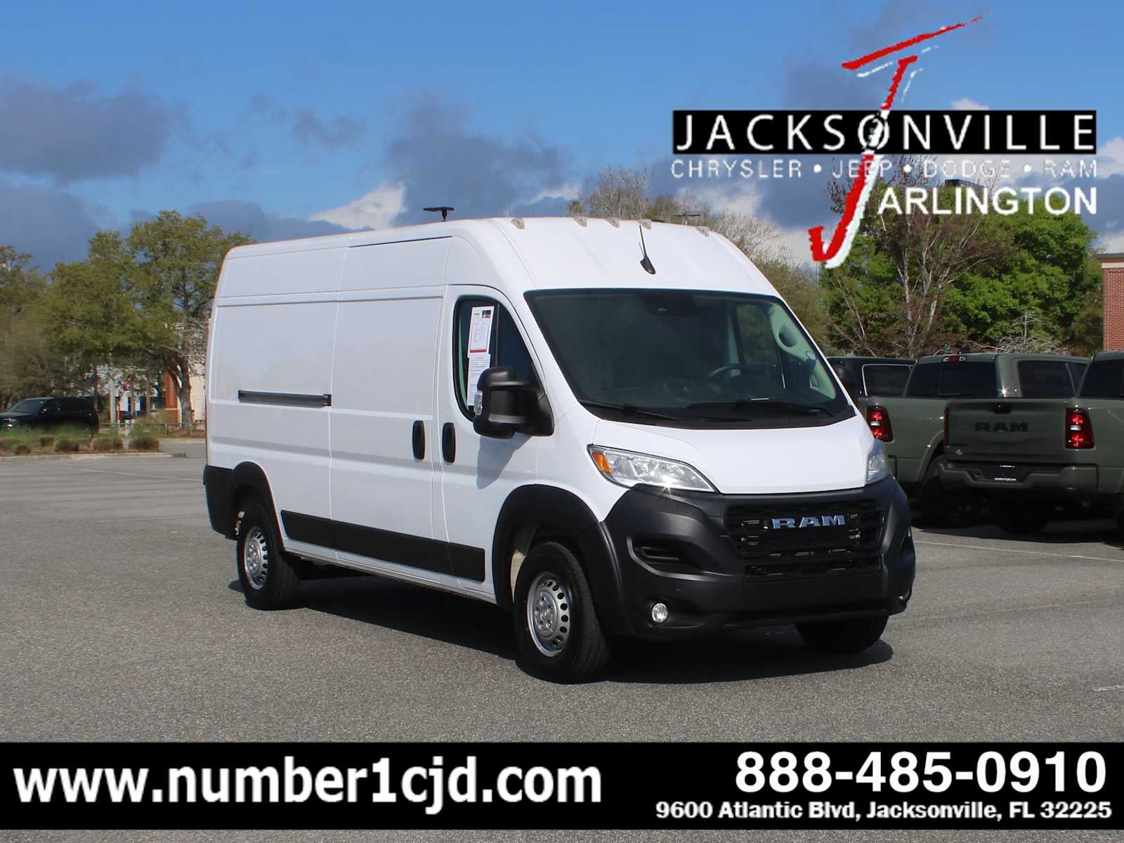 2024 RAM ProMaster 2500 Cargo Van Tradesman High Roof 159' WB w/Pass Seat