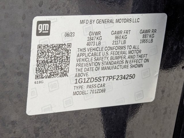 2023 Chevrolet Malibu 4dr Sdn 1LT