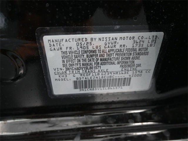 2025 Nissan Versa 1.6 S