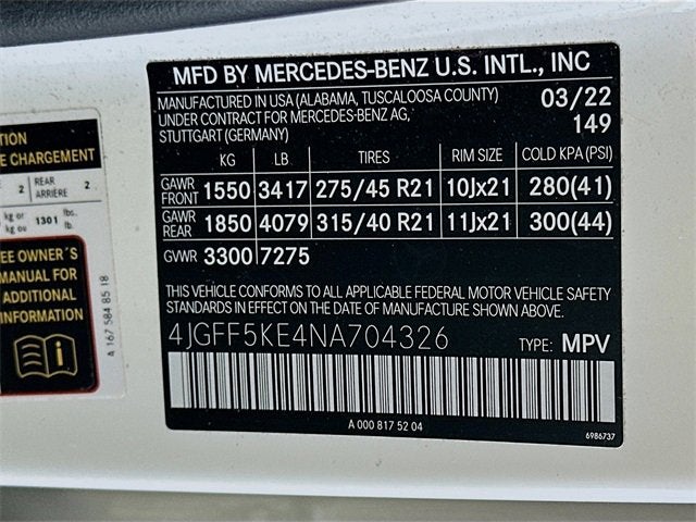 2022 Mercedes-Benz GLS GLS 450