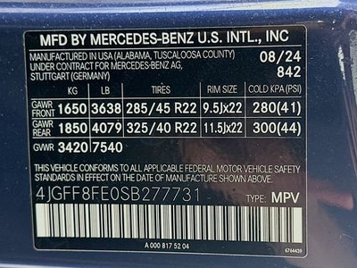 2025 Mercedes-Benz GLS GLS 580