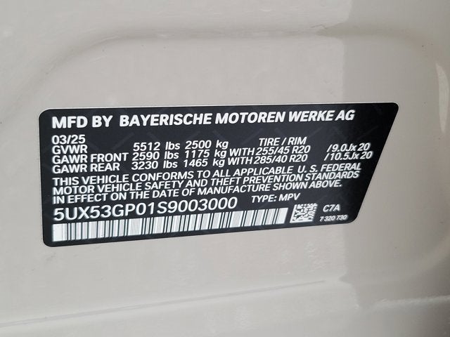 2025 BMW X3 30 xDrive