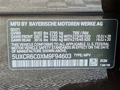 2021 BMW X5 xDrive40i