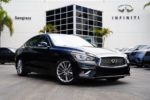 2023 INFINITI Q50 LUXE CERTIFIED PRE OWNED!!