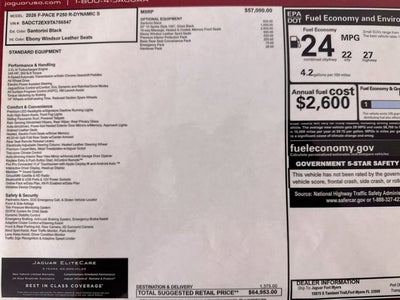 2026 Jaguar F-PACE R-Dynamic S