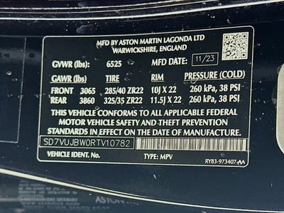 2024 Aston Martin DBX 707