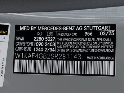 2025 Mercedes-Benz C-Class C 300