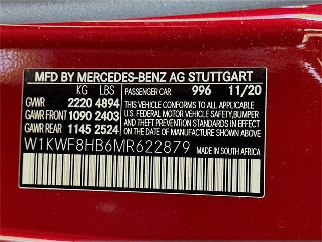 2021 Mercedes-Benz C-Class AMG® C 63 S