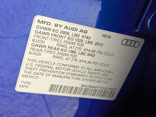 2025 Audi SQ5 Premium Plus 3.0 TFSI quattro