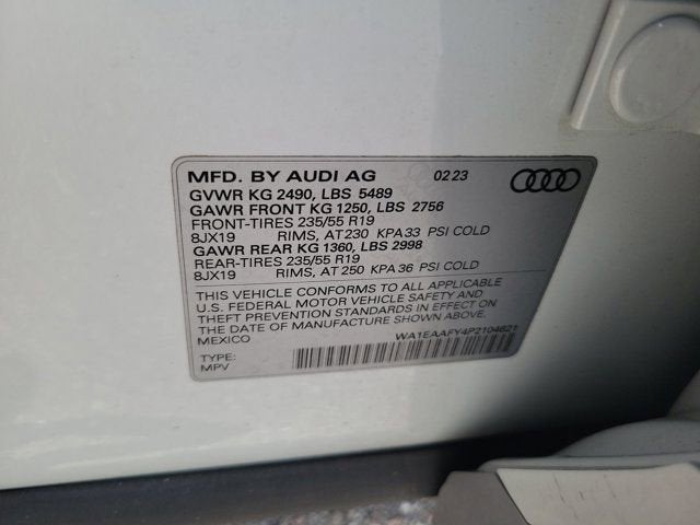 2023 Audi Q5 45 S line Premium Plus