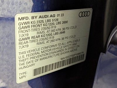 2023 Audi Q3 S line Premium Plus 45 TFSI quattro