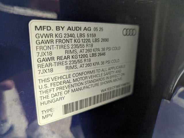 2025 Audi Q3 S line Premium Plus 45 TFSI quattro