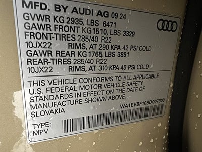 2025 Audi Q8 Premium Plus 55 TFSI quattro