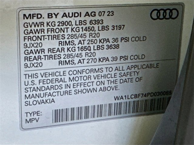 2023 Audi Q7 Premium Plus