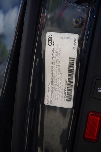 2017 Audi A4 2.0T ultra Premium
