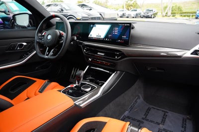 2025 BMW M3 Competition ORANGE CARBON FIBER BUCKETS!!!