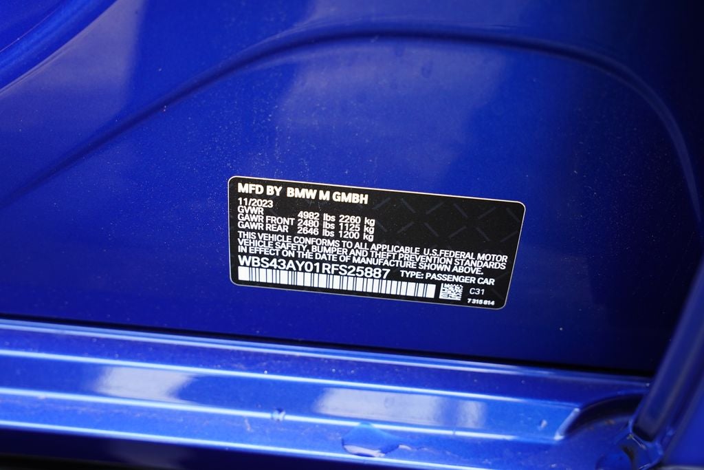 2024 BMW M3 Competition