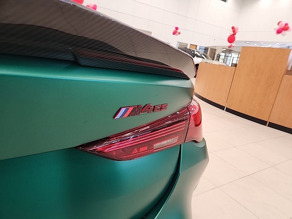 2025 BMW M4 CS FROZEN GREEN PAINT, CARBON CERMAMIC BRAKES, & FULL