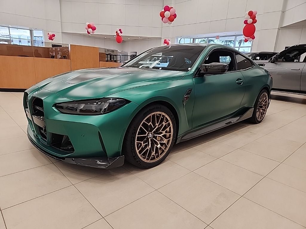 2025 BMW M4 CS FROZEN GREEN PAINT, CARBON CERMAMIC BRAKES, & FULL