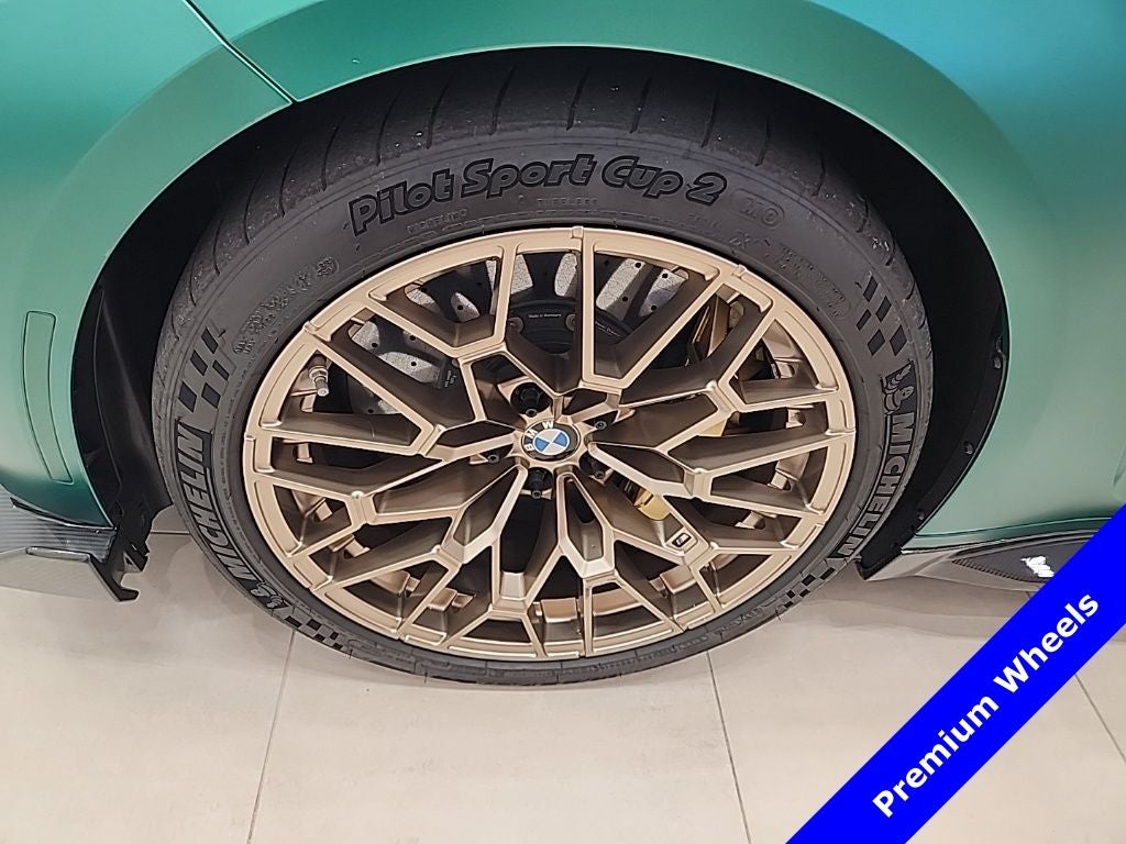 2025 BMW M4 CS FROZEN GREEN PAINT, CARBON CERMAMIC BRAKES, & FULL