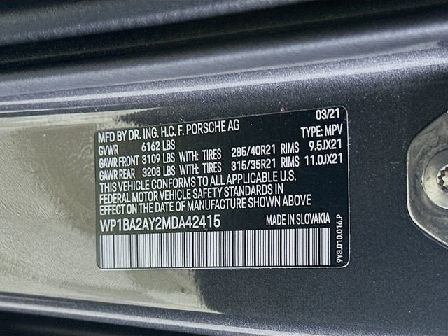 2021 Porsche Cayenne Base